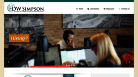 What Dwsimpson.com website looked like in 2019 (4 years ago)