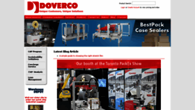 What Doverco.ca website looked like in 2019 (6 years ago)