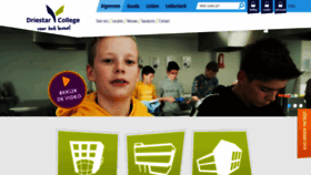 What Driestarcollege.nl website looked like in 2019 (4 years ago)