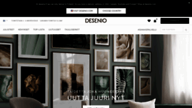 What Desenio.fi website looked like in 2019 (4 years ago)