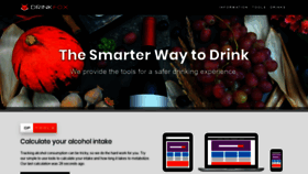What Drinkfox.com website looked like in 2019 (4 years ago)