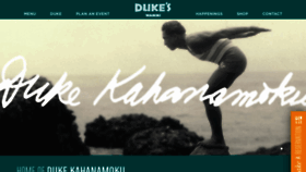 What Dukeswaikiki.com website looked like in 2019 (4 years ago)