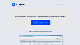What Dllinjector.com website looked like in 2019 (4 years ago)