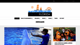 What Dicasdaflorida.com.br website looked like in 2019 (4 years ago)