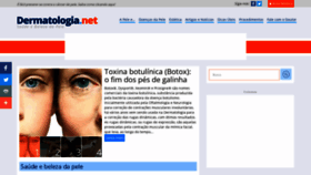 What Dermatologia.net website looked like in 2019 (4 years ago)