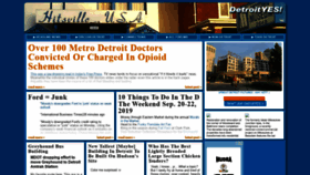 What Detroityes.com website looked like in 2019 (4 years ago)
