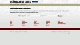 What Distanciasentrecidades.com website looked like in 2019 (4 years ago)