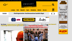 What Dewezet.de website looked like in 2019 (4 years ago)