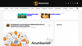 What Diegomattei.com.ar website looked like in 2019 (4 years ago)
