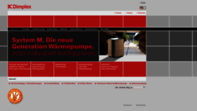 What Dimplex.de website looked like in 2019 (4 years ago)