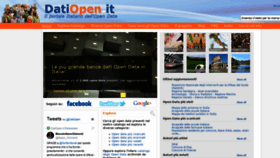 What Datiopen.it website looked like in 2019 (4 years ago)