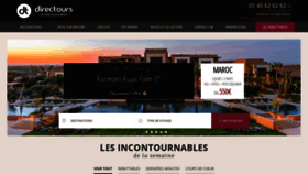 What Directours.com website looked like in 2019 (4 years ago)