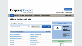 What Drapersjobs.com website looked like in 2019 (4 years ago)