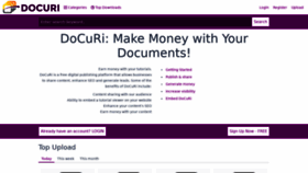 What Docuri.com website looked like in 2019 (4 years ago)