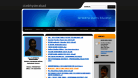 What Dcebhyderabad.webnode.in website looked like in 2019 (4 years ago)