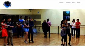 What Dancein.org website looked like in 2019 (4 years ago)