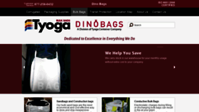 What Dinobags.com website looked like in 2019 (4 years ago)