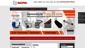 What Dacpol.de website looked like in 2019 (4 years ago)