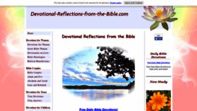 What Devotional-reflections-from-the-bible.com website looked like in 2019 (4 years ago)