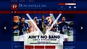 What Duncanvilleisd.org website looked like in 2019 (4 years ago)