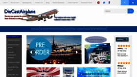 What Diecastairplane.com website looked like in 2019 (4 years ago)