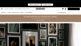 What Desenio.nl website looked like in 2019 (4 years ago)