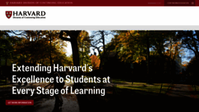 What Dce.harvard.edu website looked like in 2019 (4 years ago)