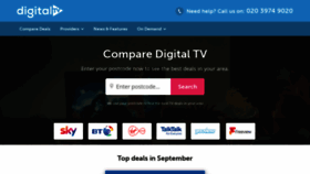 What Digital-tv.co.uk website looked like in 2019 (4 years ago)
