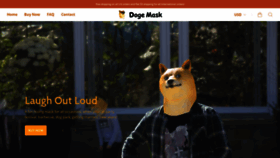 What Dogemask.cool website looked like in 2019 (4 years ago)