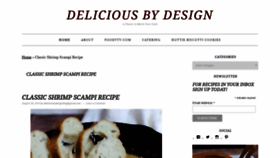 What Deliciousbydesign.net website looked like in 2019 (4 years ago)