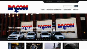What Dacon.no website looked like in 2019 (4 years ago)