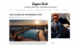 What Dapperdude.co.uk website looked like in 2019 (6 years ago)