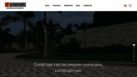What D-concreto.com website looked like in 2019 (4 years ago)