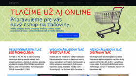 What Daliprint.eu website looked like in 2019 (4 years ago)
