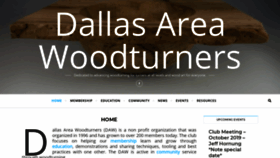 What Dallaswoodturners.com website looked like in 2019 (4 years ago)