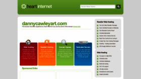 What Dannycawleyart.com website looked like in 2019 (4 years ago)