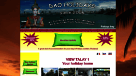 What Daoholidays.com website looked like in 2019 (4 years ago)