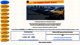 What Dealerclass.com website looked like in 2019 (4 years ago)