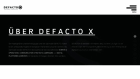 What Defacto-x.de website looked like in 2019 (4 years ago)