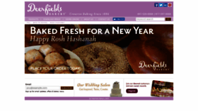 What Deerfieldsbakery.com website looked like in 2019 (4 years ago)