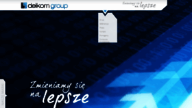 What Delkomgroup.pl website looked like in 2019 (4 years ago)