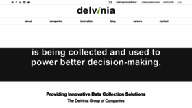 What Delvinia.com website looked like in 2019 (4 years ago)