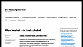 What Der-meinungsmacher.de website looked like in 2019 (4 years ago)
