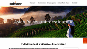 What Destinatour.de website looked like in 2019 (4 years ago)