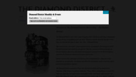 What Diamonddistrict.org website looked like in 2019 (4 years ago)