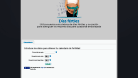 What Diasfertiles.es website looked like in 2019 (4 years ago)