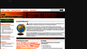 What Dieauswanderer.net website looked like in 2019 (4 years ago)