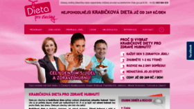 What Dietaprovsechny.cz website looked like in 2019 (4 years ago)