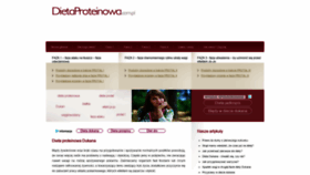 What Dietaproteinowa.com.pl website looked like in 2019 (4 years ago)