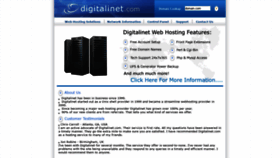 What Digitalinet.com website looked like in 2019 (4 years ago)